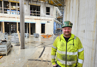 Anton Nijohsson, betongarbetare